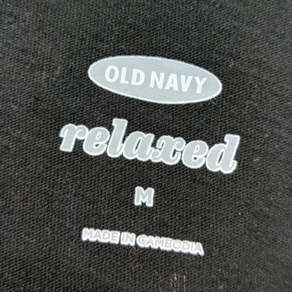 Old Navy Black Patterned Tank Top - Picture 3 of 3
